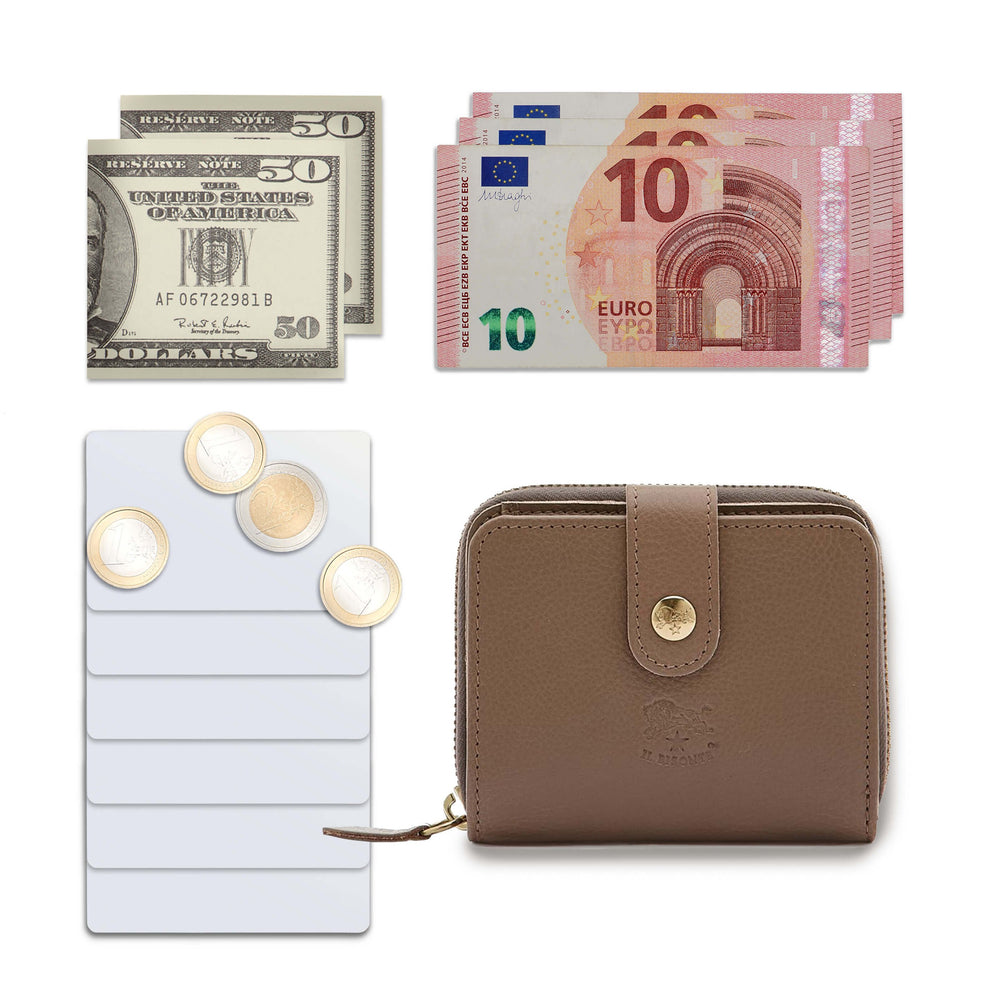 Le Tanneur, portafoglio, porta carte, in pelle granata, emilia, donna, 4 scomparti carte, tasca banconote, 3 tasche piatte, tasca portamonete con cerniera, anti-rfid, porta banconote, chiusura a Le Tanneur, portafoglio, porta carte, in pelle granata, emilia, donna, 4 scomparti carte, tasca banconote, 3 tasche piatte, tasca portamonete con cerniera, anti-rfid, porta banconote, chiusura a