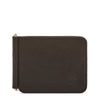 Men's wallet in vintage leather color black