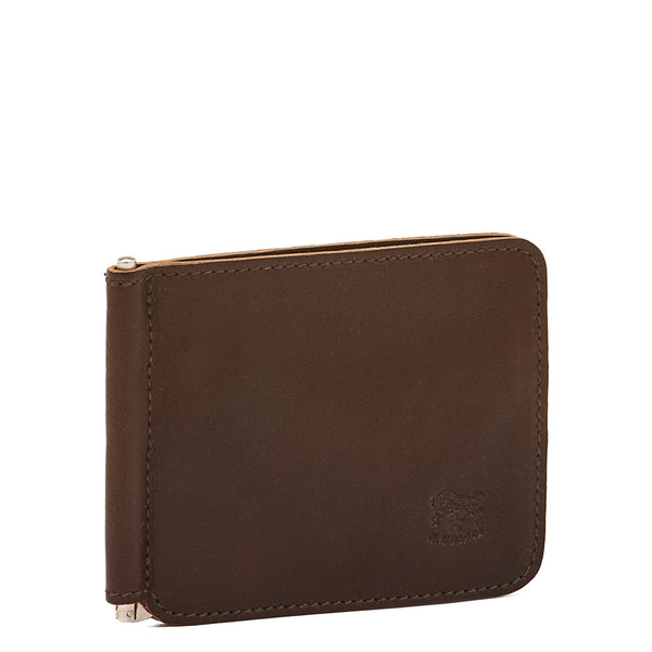 Men's wallet in vintage leather color coffee