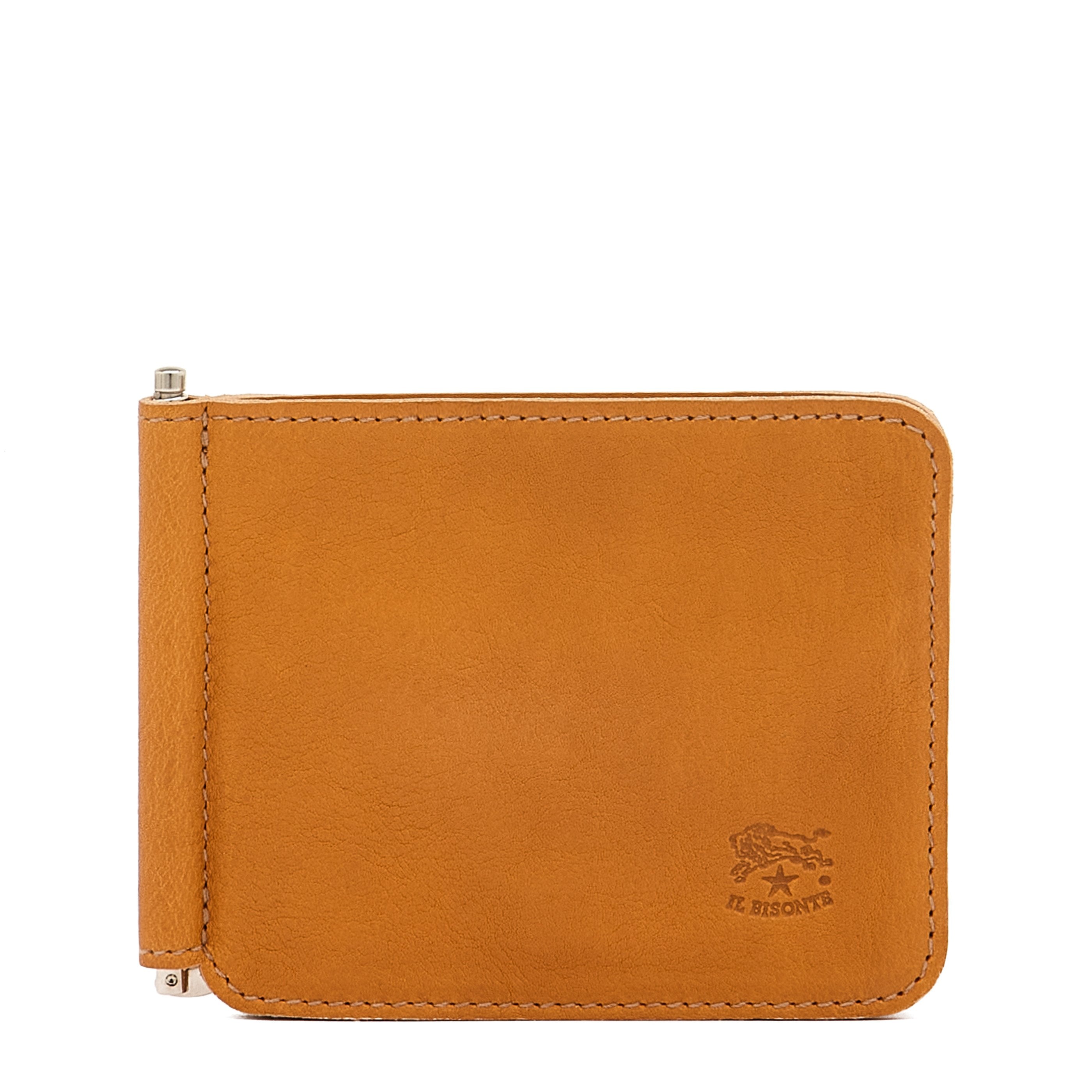 Men's wallet in vintage leather color natural