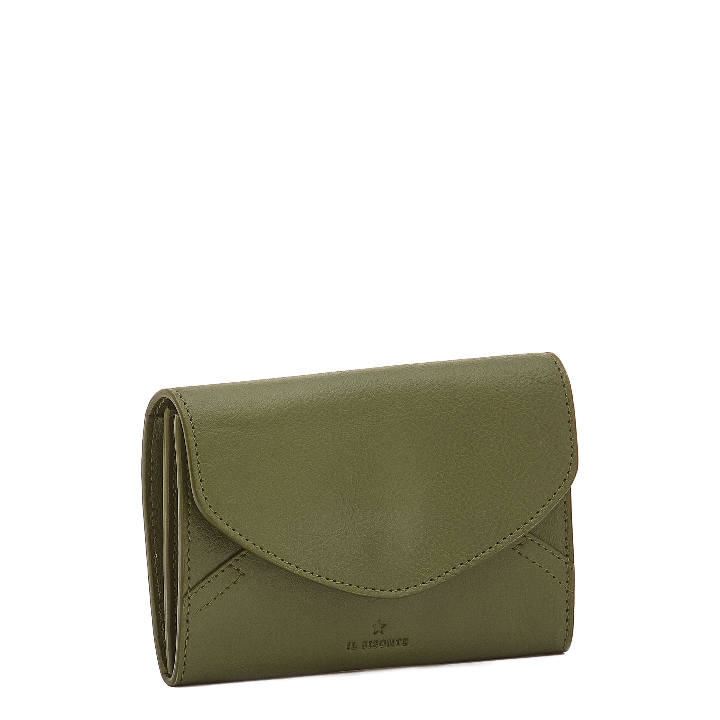 Esperia | Women's Wallet in Leather color Cypress