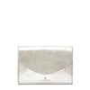 Esperia | Women's wallet in metallic leather color metallic silver