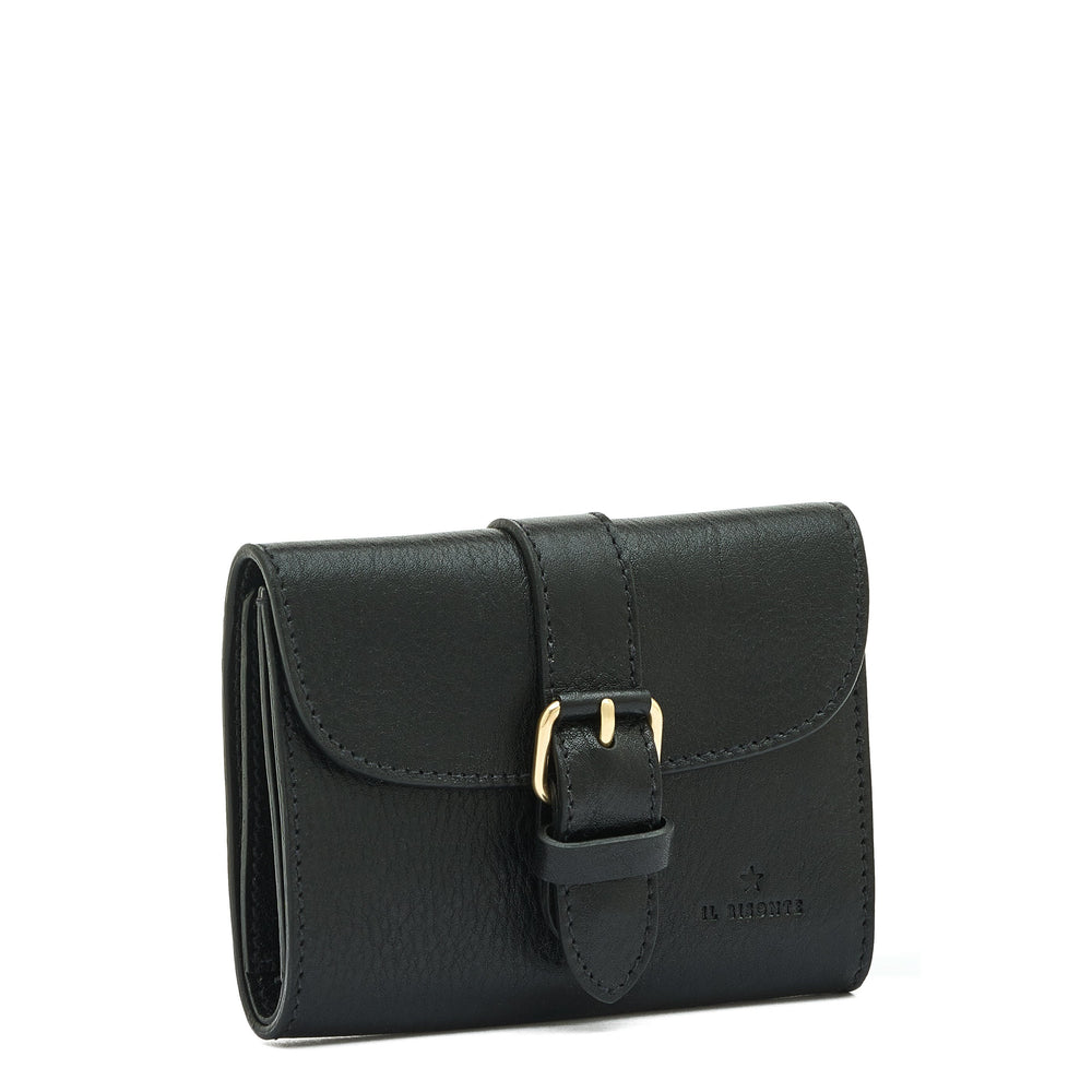 Linea 1990 | Women's wallet in leather color black