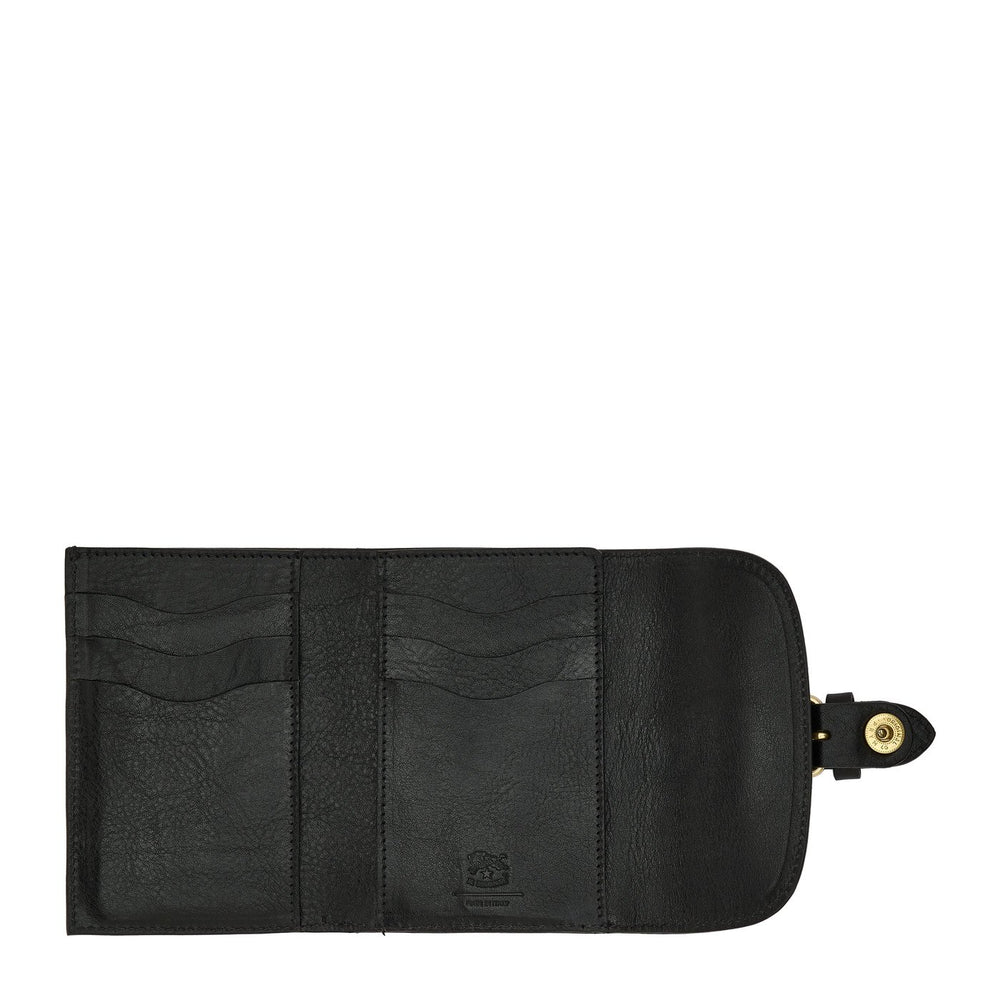 Linea 1990 | Women's wallet in leather color black