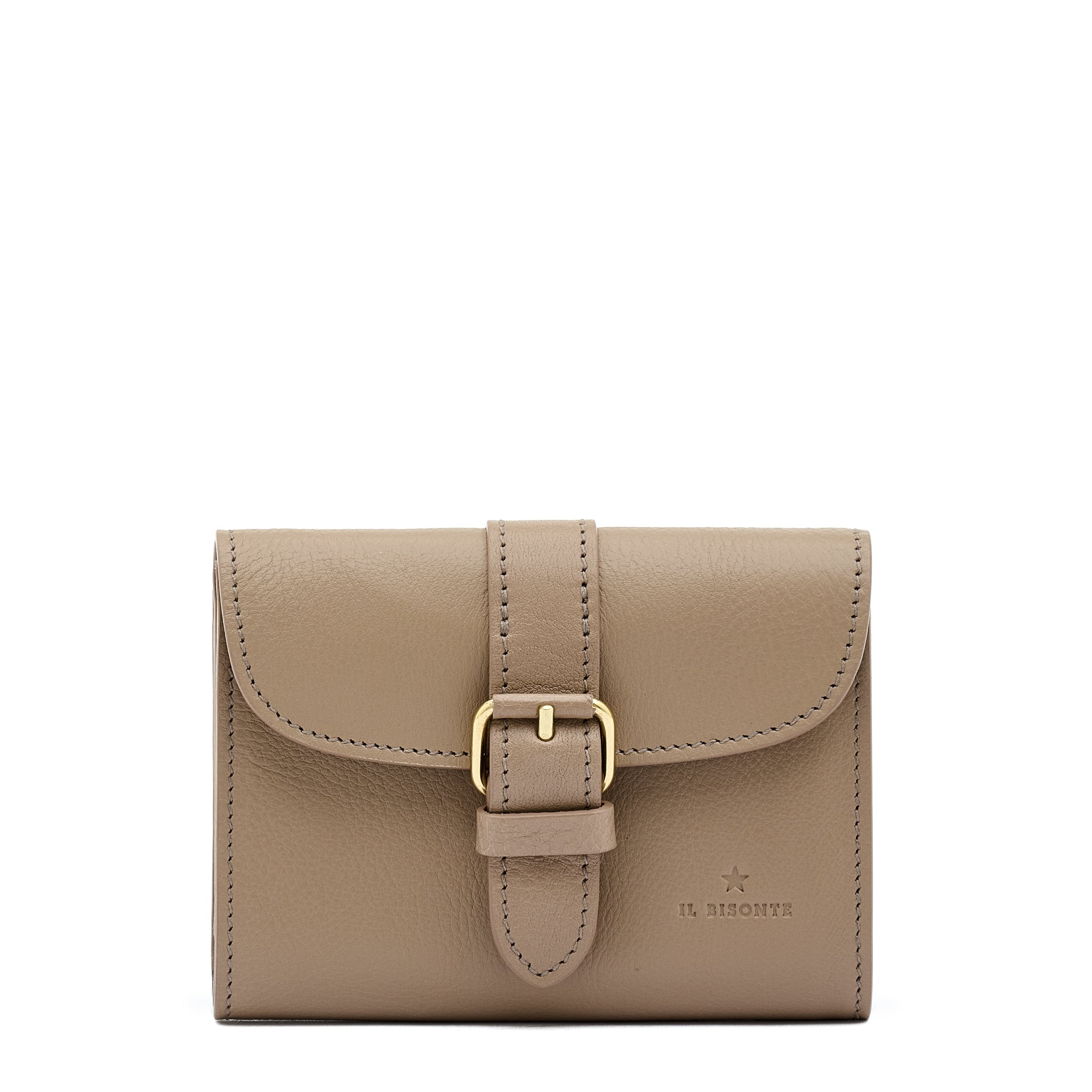 Linea 1990 | Portafoglio da donna in pelle colore beige vasari