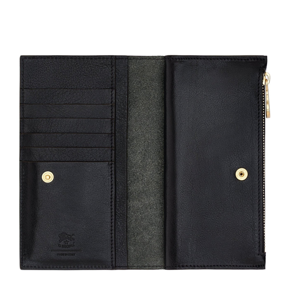 Storia | Portafoglio da donna in pelle colore nero — 
interior detail view
 — 4 of 4