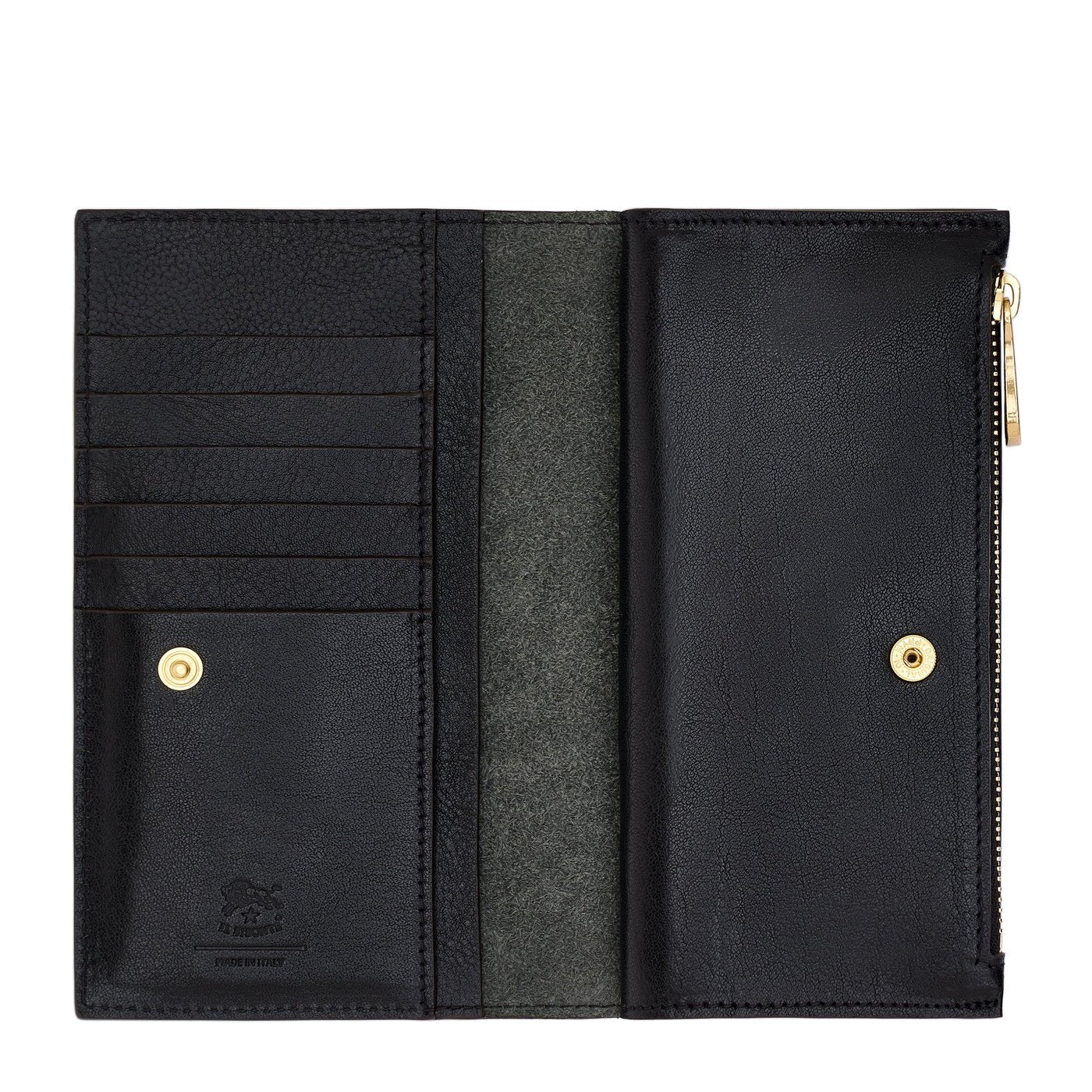 Storia | Portafoglio da donna in pelle colore nero — 
interior detail view
 — 4 of 4