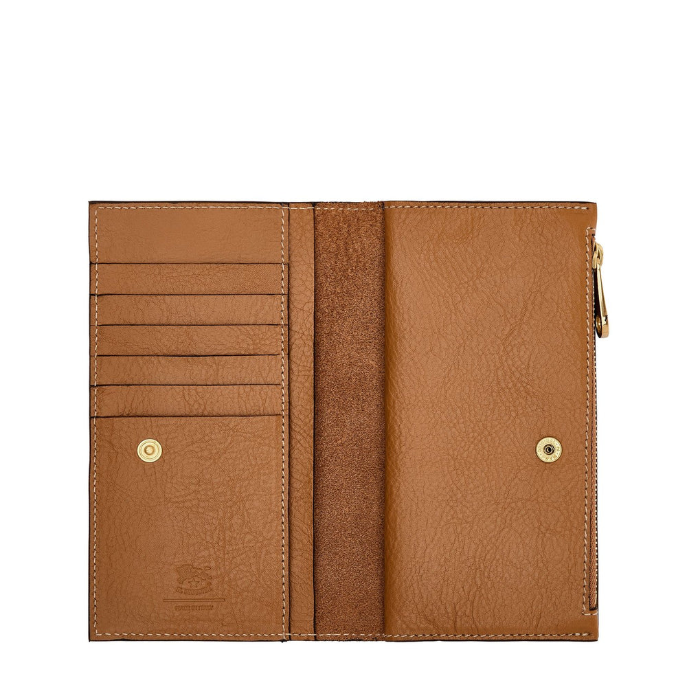 Storia | Portefeuille pour femme en cuir couleur gianduia — 
interior detail view
 — 4 of 4