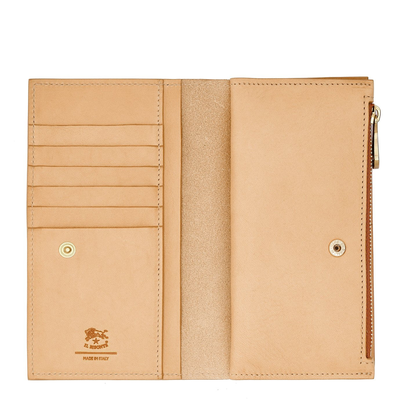 Storia | Women's wallet in leather color natural — 
interior detail view
 — 4 of 4