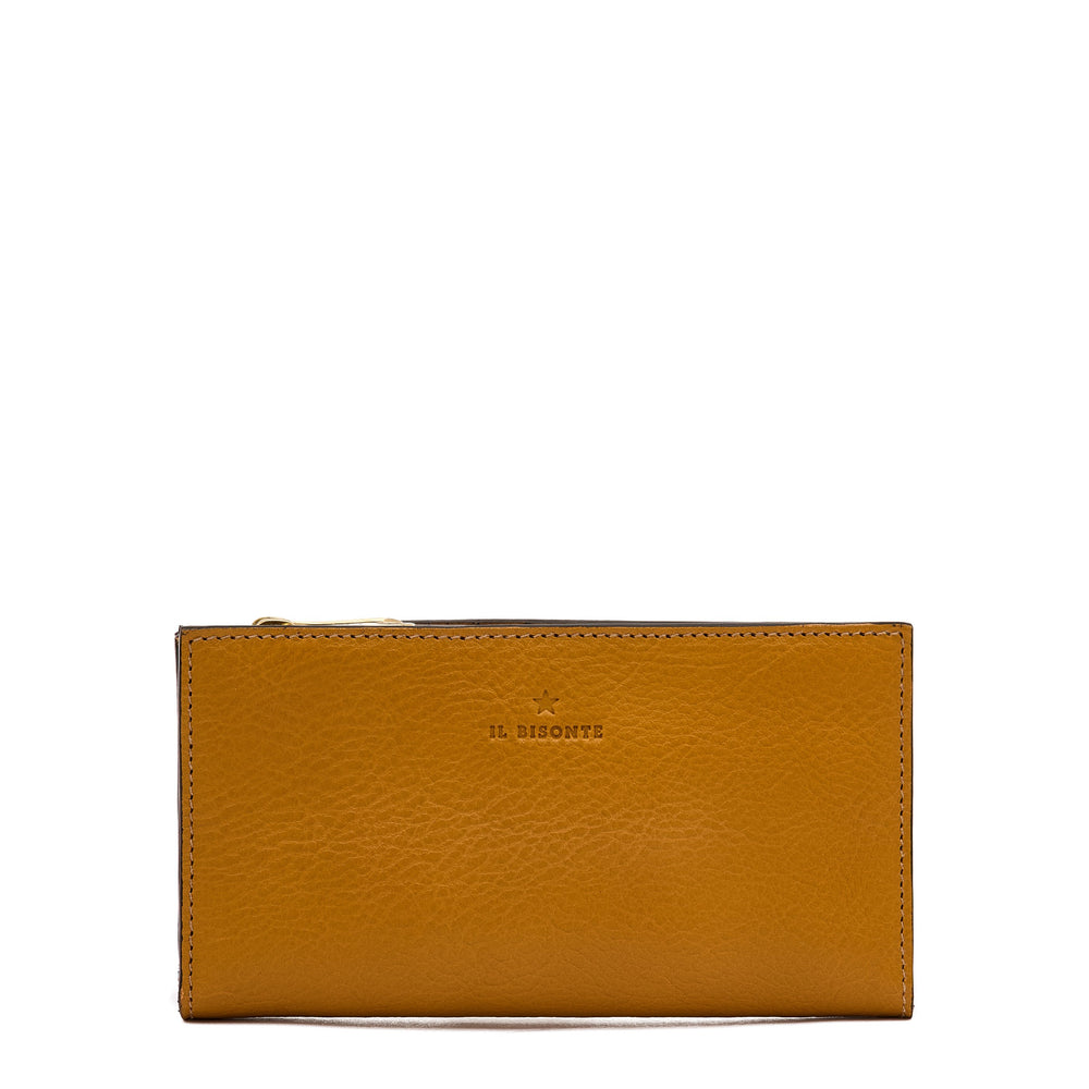 Storia | Women's wallet in leather color yellow narciso — 
front view
 — 1 of 4
