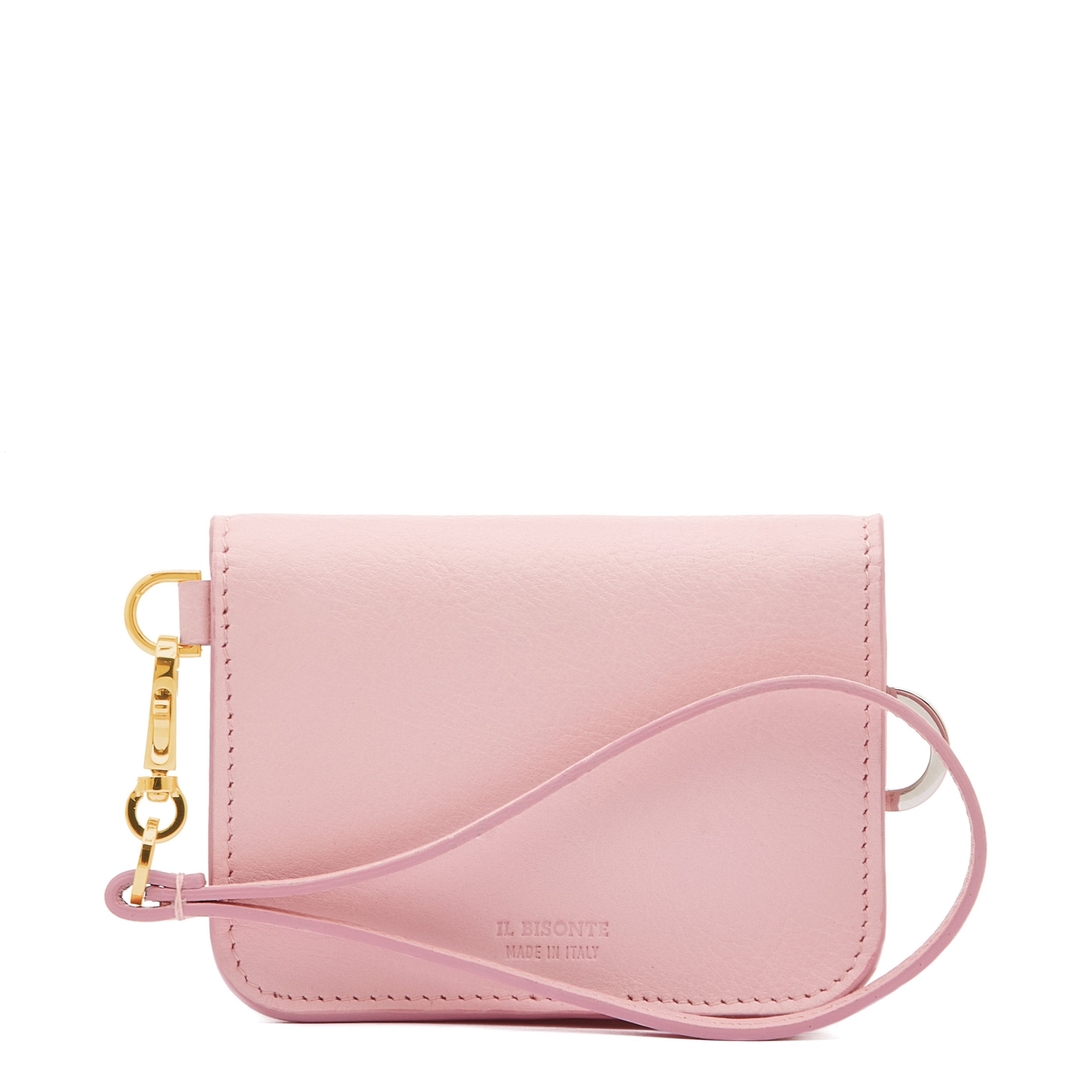 Slg ss22  Women's small wallet in leather color pale pink – Il Bisonte