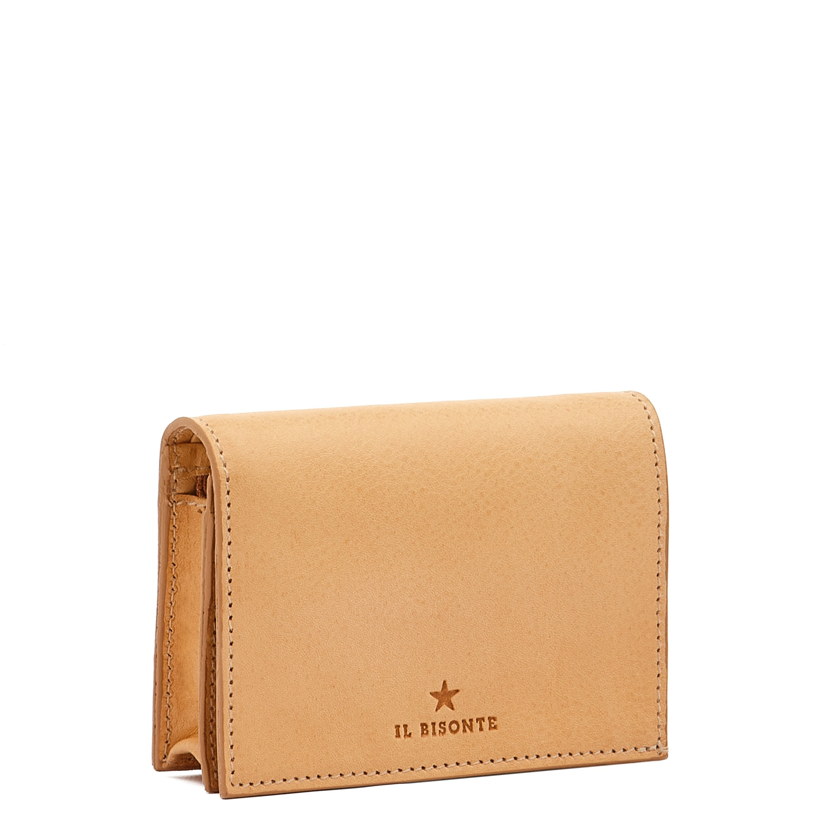 Oliveta  Women's small wallet in leather color black – Il Bisonte