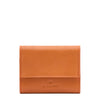 Anna | Women's small wallet in leather color caramel