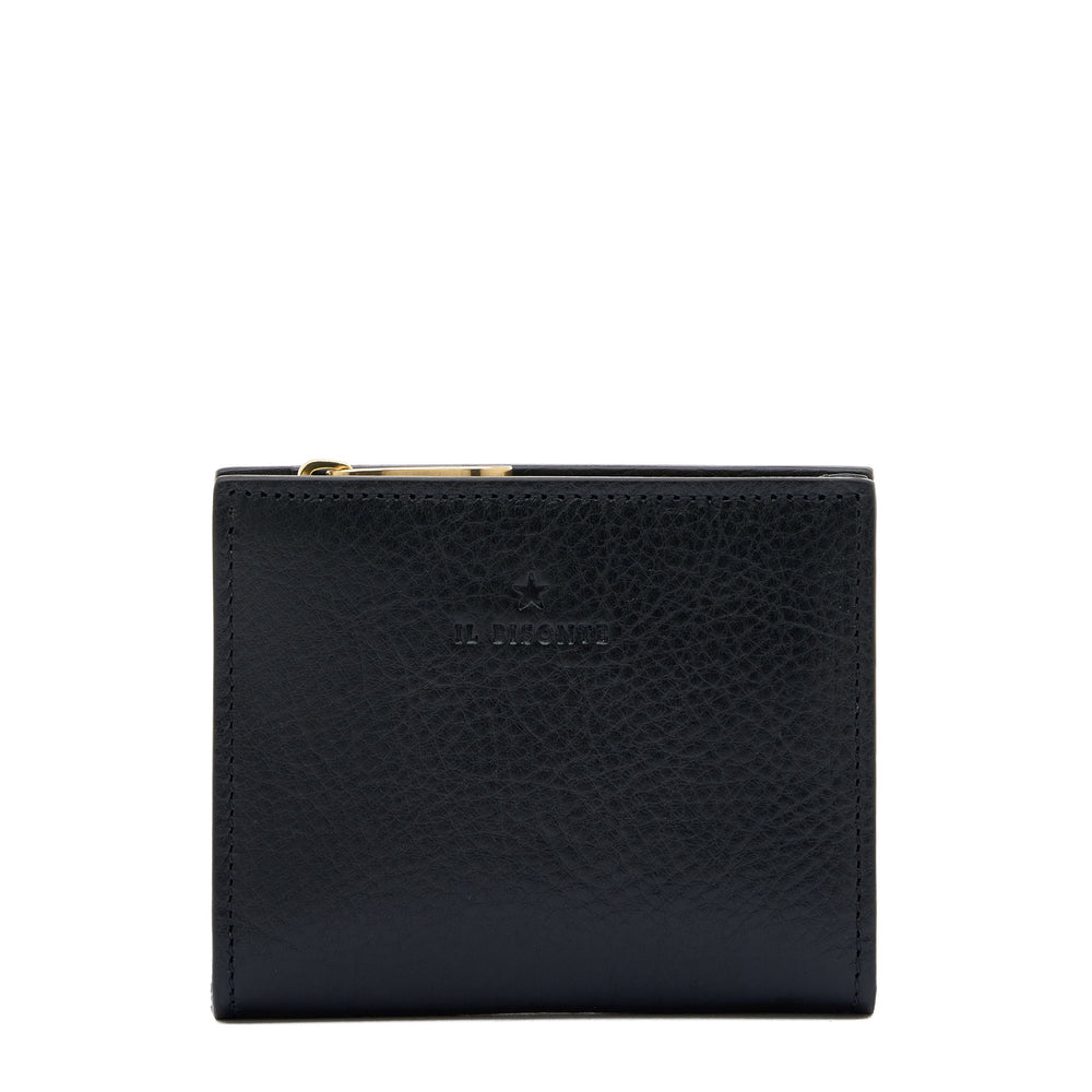 Storia | Portafoglio piccolo da donna in pelle colore nero — 
front view
 — 1 of 4