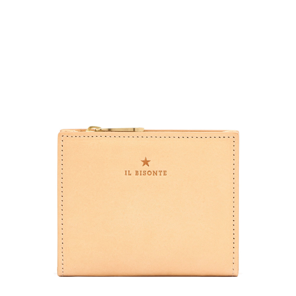 Storia | Portafoglio piccolo da donna in pelle colore naturale — 
front view
 — 1 of 4