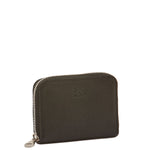 Cestello | Men's zip around wallet in vintage leather color black