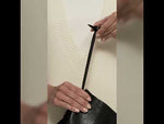 Snodo | Sac epaule pour femme en cuir vintage couleur noir